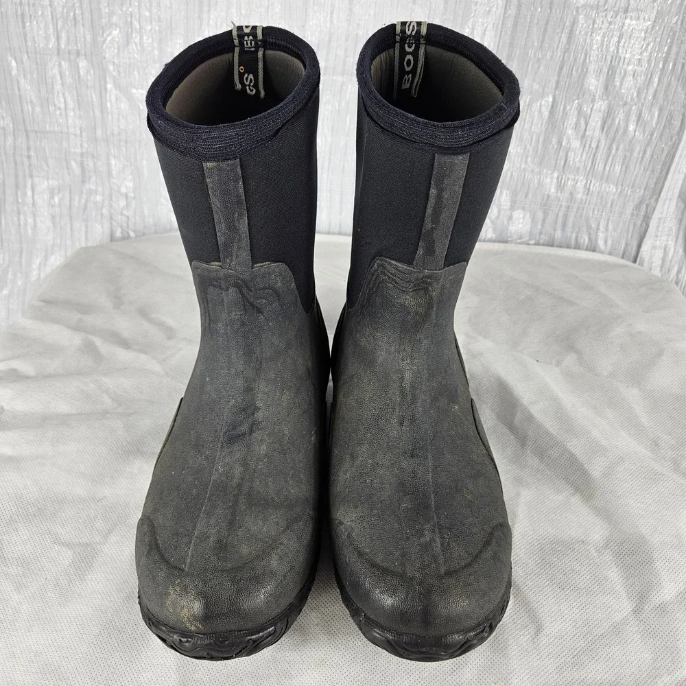 BOGS Classic Mid Women's 9 Black Waterproof Neo-Tech 7mm Insulated Muck Boots